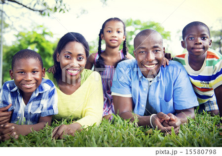 African Family Happiness Holiday Vacation Activity Concept African Family Happiness Holiday Vacation Activity Concept 15580798