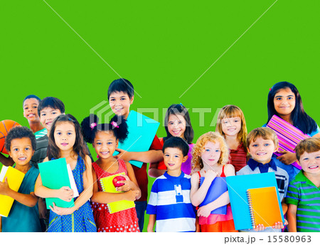Diversity Children Friendship Innocence Smiling Concept 15580963