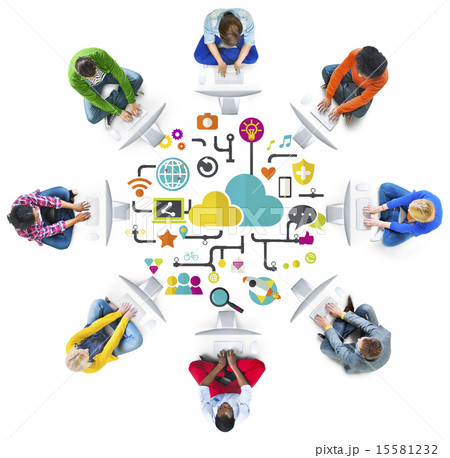 Social Media Social Networking Connection Data Storage Concept Social Media Social Networking Connection Data Storage Concept 15581232