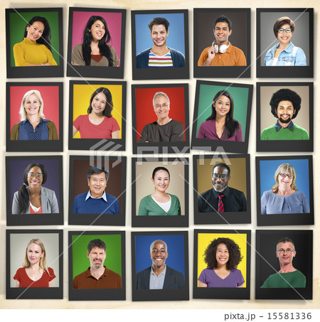 People Diversity Faces Human Face Portrait Community Concept 15581336