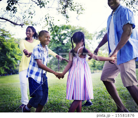 African Family Happiness Holiday Vacation Activity Concept African Family Happiness Holiday Vacation Activity Concept 15581876