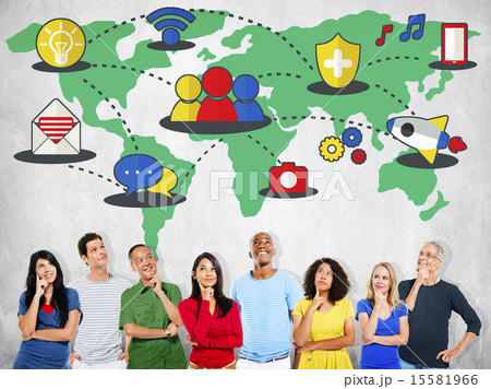 Social Network Sharing Global Communications Connection Concept Social Network Sharing Global Communications Connection Concept 15581966