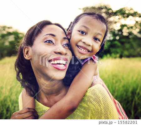 African Family Happiness Holiday Vacation Activity Concept 15582201