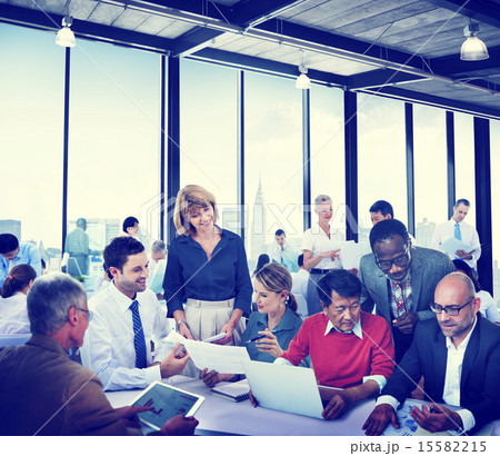 Diverse Business People Working Teamwork Cooperation Cityscape C Diverse Business People Working Teamwork Cooperation Cityscape C 15582215