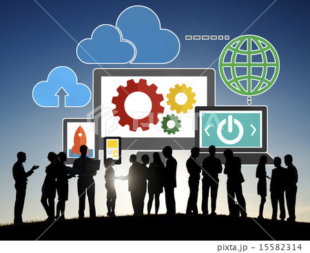 Cloud Data Storage Database Online Technology Concept Cloud Data Storage Database Online Technology Concept 15582314