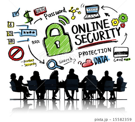 Online Security Protection Internet Safety Business Meeting Conc 15582359