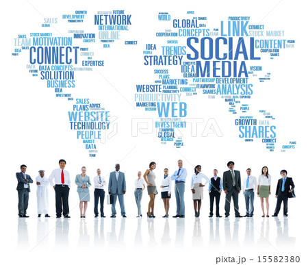 Social Media Internet Connection Global Communications Networkin 15582380