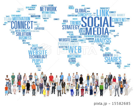 Social Media Internet Connection Global Communications Networkin 15582685
