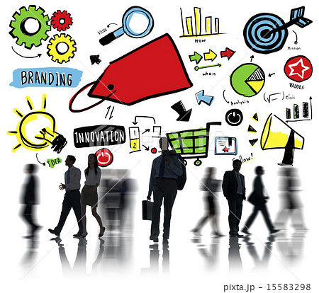 Business People Branding Marketing Working Concept 15583298