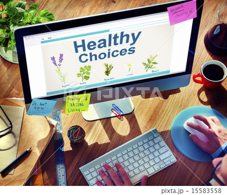 Herbal Medicine Healthy Choices Healthcare and Medicine Concept Herbal Medicine Healthy Choices Healthcare and Medicine Concept 15583558