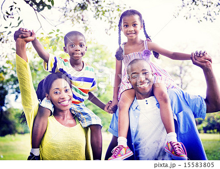 African Family Happiness Holiday Vacation Activity Concept African Family Happiness Holiday Vacation Activity Concept 15583805