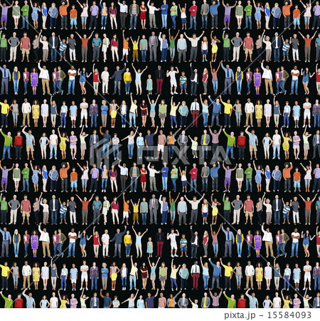 Multiethnic Casual People Togetherness Celebration Arms Raised C Multiethnic Casual People Togetherness Celebration Arms Raised C 15584093