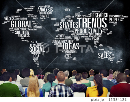 Trends World Map Marketing Ideas Social Style Concept Trends World Map Marketing Ideas Social Style Concept 15584121