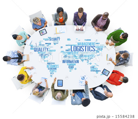 Logistics Management Freight Service Production Concept 15584238