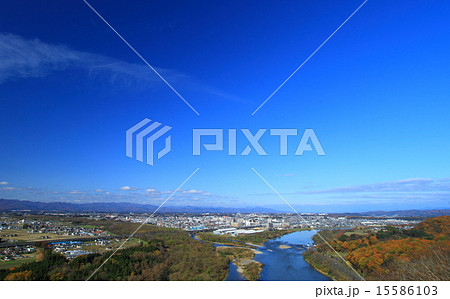 岩手 北上市街地眺望 岩手 北上市街地眺望 15586103