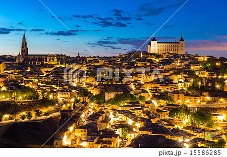 Toledo at dusk Spain 15586285