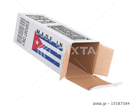 Concept of export - Product of Cuba 15587384