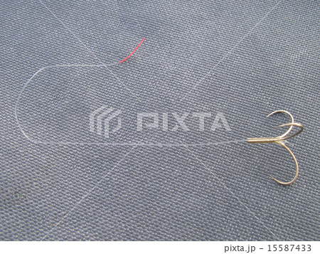 鮎釣り仕掛けの掛けバリ 15587433