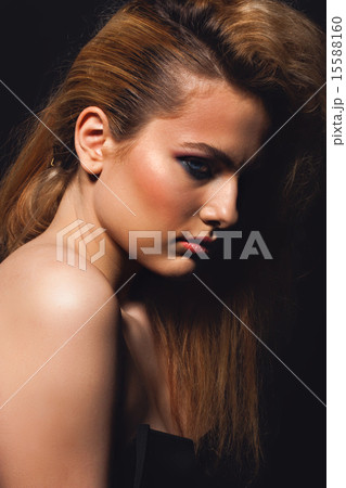 woman in rock style clothing woman in rock style clothing 15588160