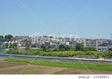 農地と住宅地 15588855