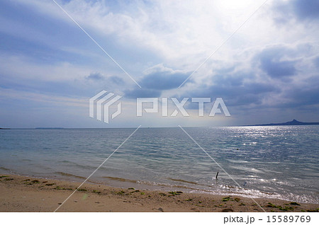 備瀬の砂浜 15589769