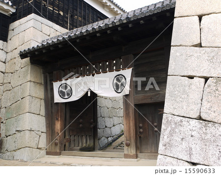 松山城の一ノ門 15590633