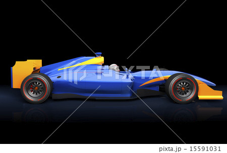 Generic blue race car 15591031