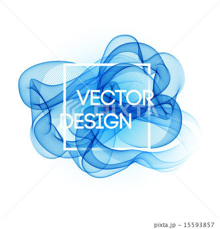 Abstract curved lines background. Template brochure design 15593857
