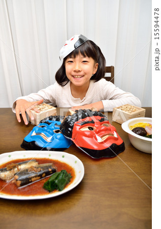 節分(女の子) 節分(女の子) 15594478