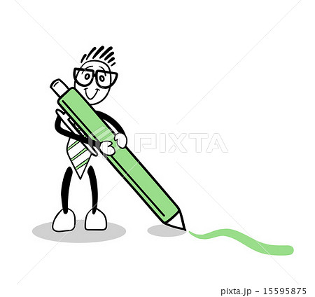 Easy Sketch Pen Drawing for Kids Stock Image - Image of green, design:  194638419