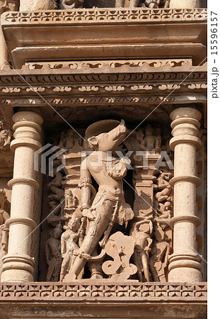 Stone carved Nandi Sculpture on Vamana Temple 15596157