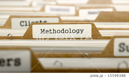 Methodology Concept with Word on Folder. Methodology Concept with Word on Folder. 15596386