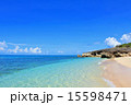 沖縄　夏の青い海 15598471