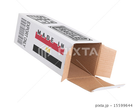 Concept of export - Product of Egypt 15599644