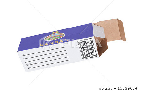 Concept of export - Product of Kansas 15599654