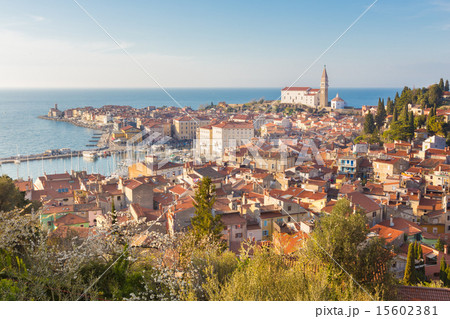 Picturesque old town Piran, Slovenia. Picturesque old town Piran, Slovenia. 15602381