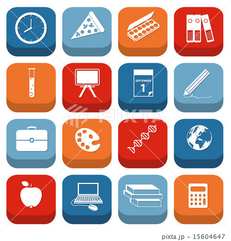 back to school icons 15604647
