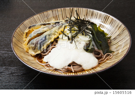 茄子のてんぷらのとろろそば 15605516