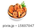 Marinated saffron milk cap mushrooms in a bowl 15607047