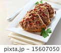 Liver pate with paprika on slices of bread 15607050