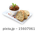 Liver pate with paprika with slices of bread 15607061