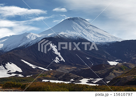 Avachinsky Volcano - active volcano of Kamchatka 15610797