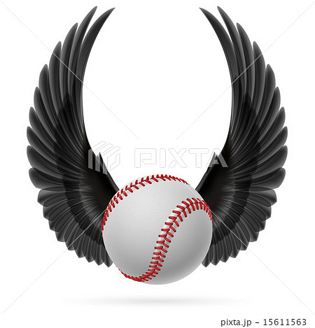Flying baseball Flying baseball 15611563