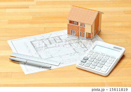 建築模型、住宅模型、住宅ローンのイメージ 建築模型、住宅模型、住宅ローンのイメージ 15611819