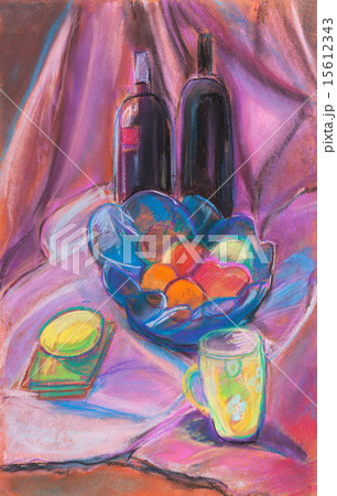 Still life on a bright cloth 15612343