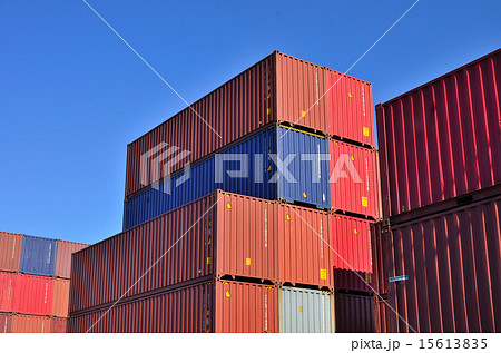 コンテナヤード:大井ふ頭 コンテナヤード:大井ふ頭 15613835