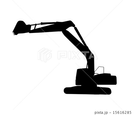 Working Excavator. Isolated Working Excavator. Isolated 15616285