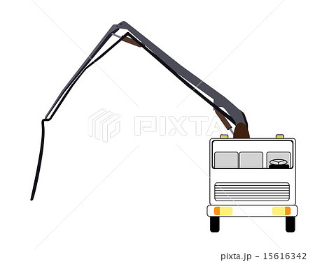 Machine Concrete Pump. Vector Illustration. 15616342