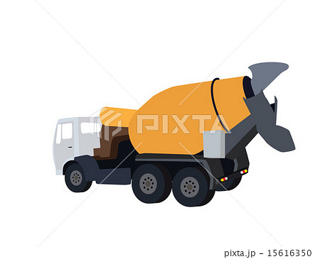 Machine Concrete Pump. Vector Illustration. 15616350