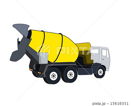 Machine Concrete Pump. Vector Illustration. 15616351